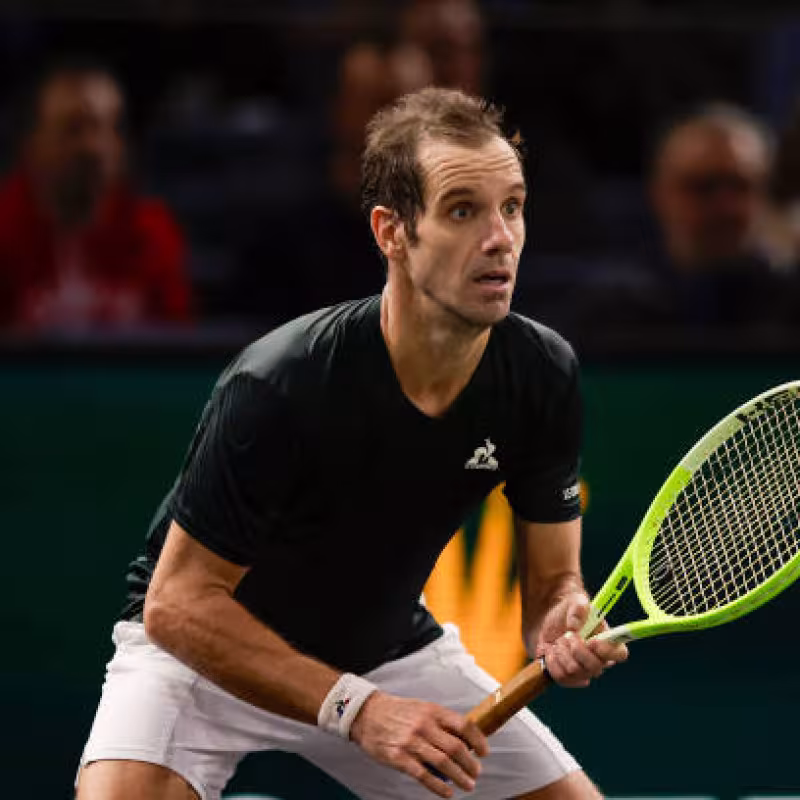 The point that proves that Gasquet's quality doesn't diminish with age. Photo: Getty Images.