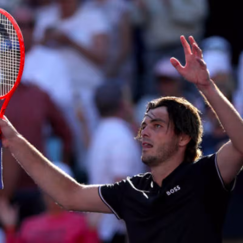 Taylor Fritz and his most challenging Indian Wells. Source: Getty