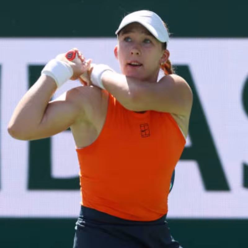 Mirra Andreeva at Indian Wells 2025. Photo: Getty