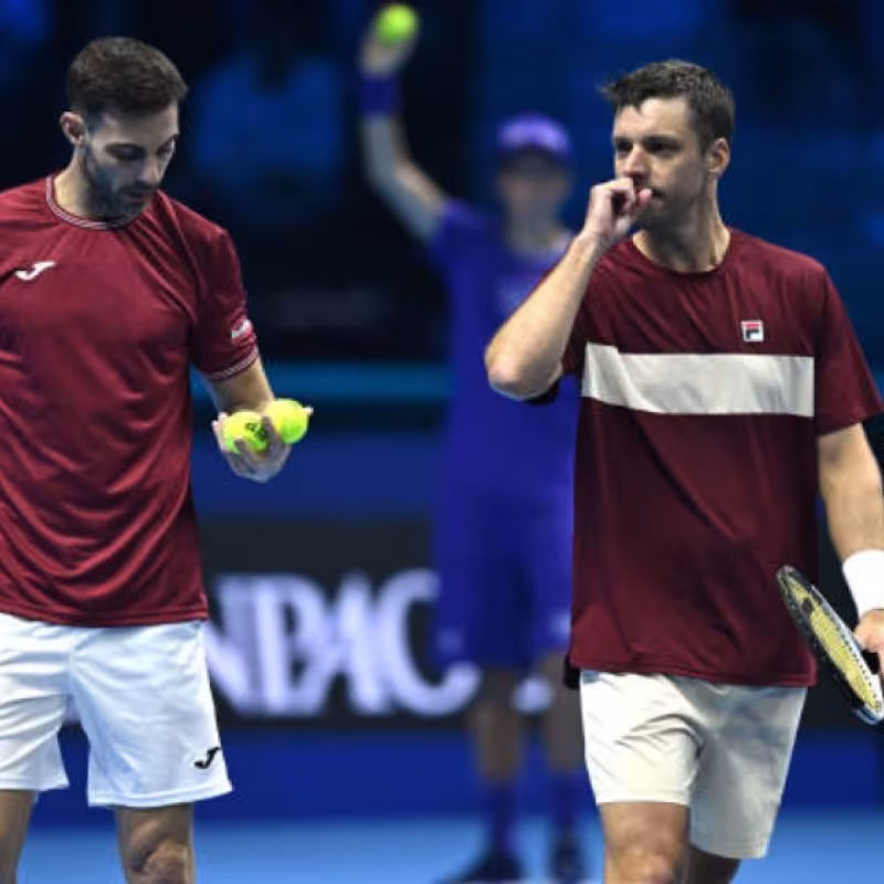 Marcel Granollers and Horacio Zeballos. Photo: Getty