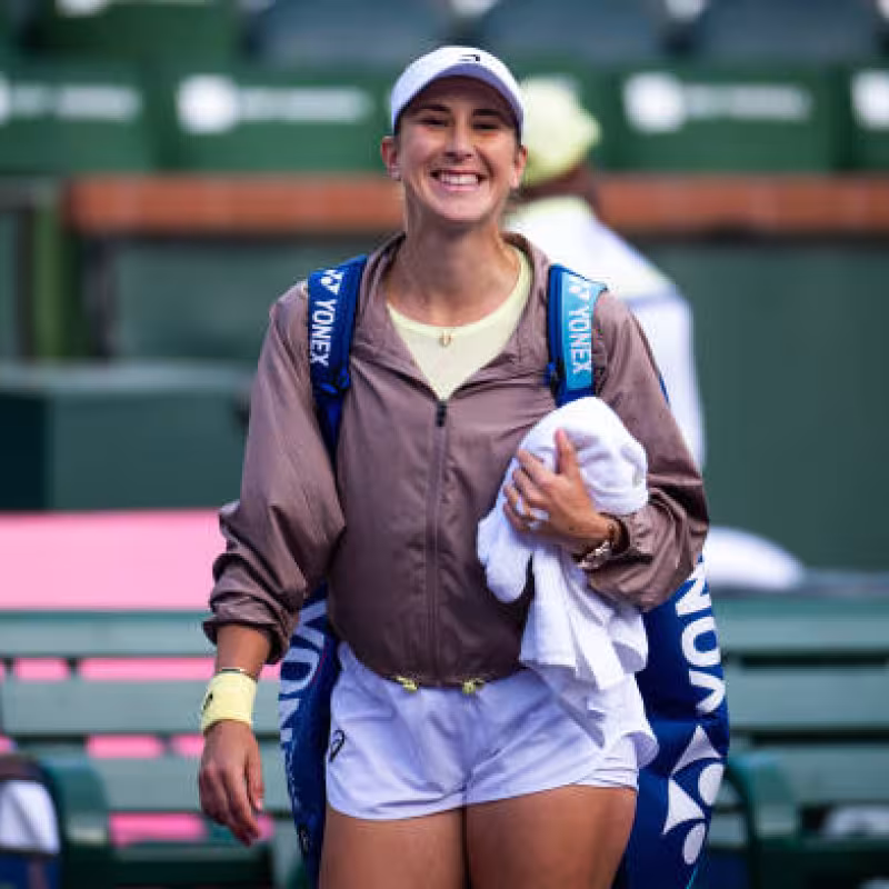 Indian Wells 2025: Bencic advances confidently in the desert. Photo: Getty