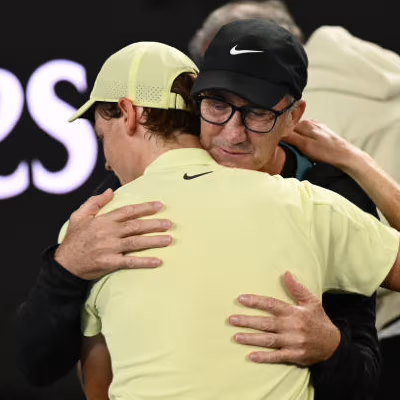 Darren Cahill talks about Sinner and his critics. Photo: gettyimages