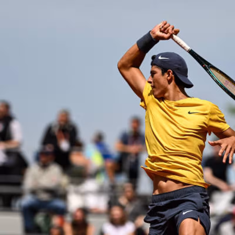 Federico Cina and his connection with Novak Djokovic: "He is the best". Photo: Getty