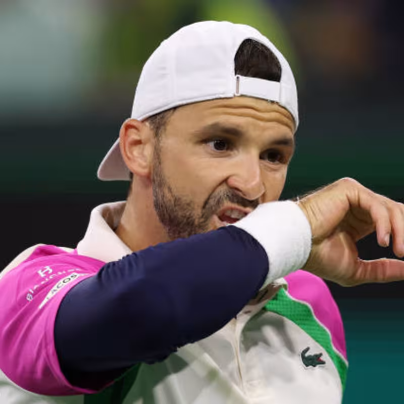 Grigor Dimitrov in Miami. Photo: gettyimages