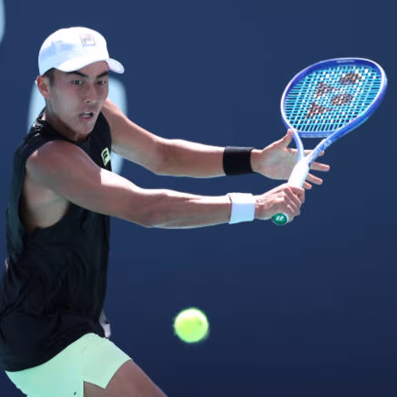 Rinky Hijikata, Djokovic's first opponent in Miami. Source: Getty