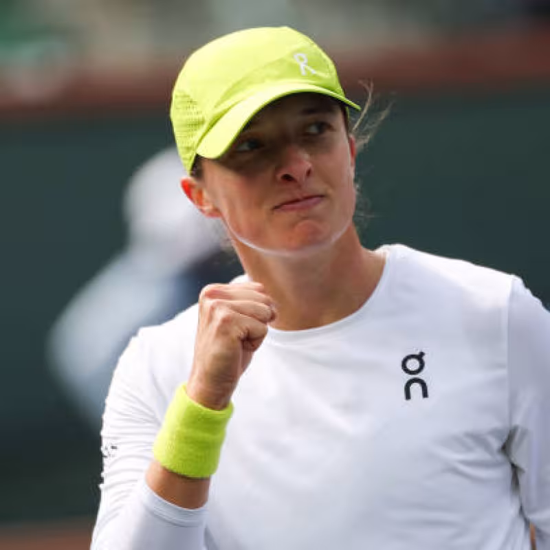Swiatek: "It's not nice to lose to anyone, you always want revenge." Photo: Getty