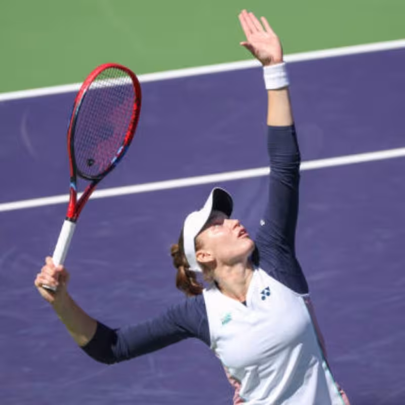 Elena Rybakina at the Indian Wells Masters 2025. Photo: Getty