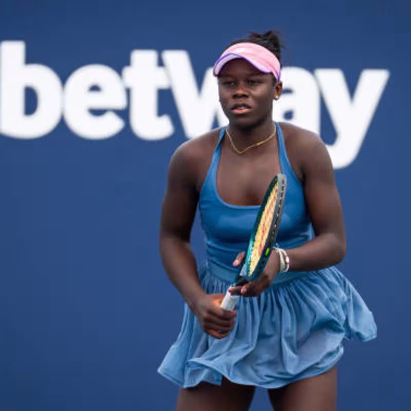 Victoria Mboko, Badosa's rival in Miami Open 2025. Photo: gettyimages
