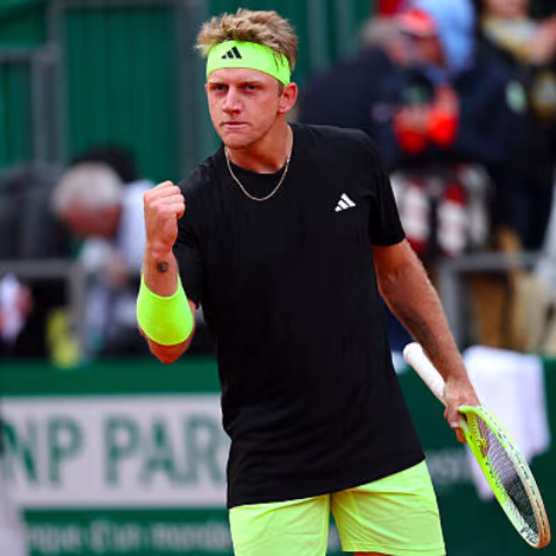 Alejandro Davidovich advances to quarterfinals of Monte Carlo. Source: Getty