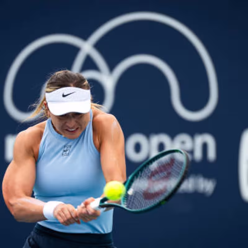 Badosa, after her withdrawal from the Mutua Madrid Open: "I have tried to do everything possible until the last moment." Photo: Getty Images.