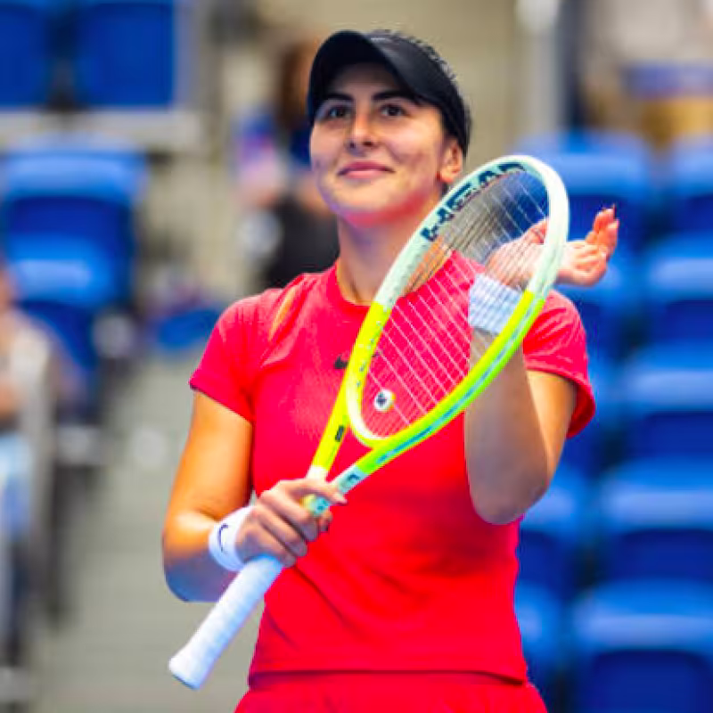 Bianca Andreescu returns to the circuit in Rouen. Source: Getty