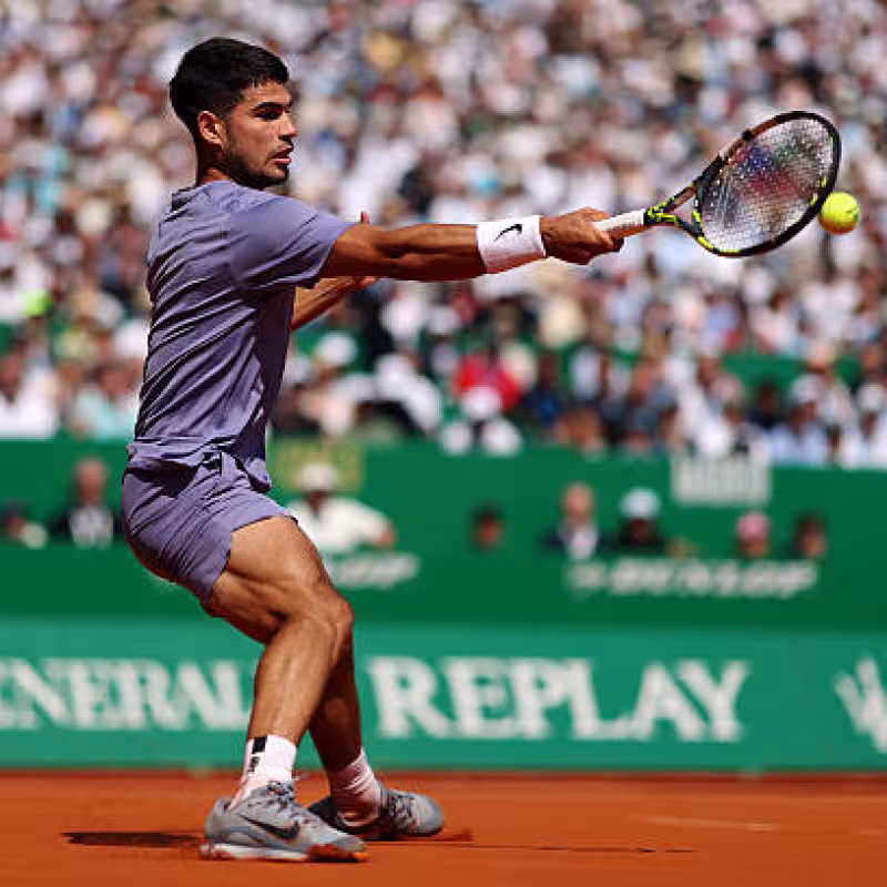 Schedule and where to watch TV and online Carlos Alcaraz against Arthur Fils in the quarterfinals of the ATP Monte Carlo 2025. Photo: Gettyimages