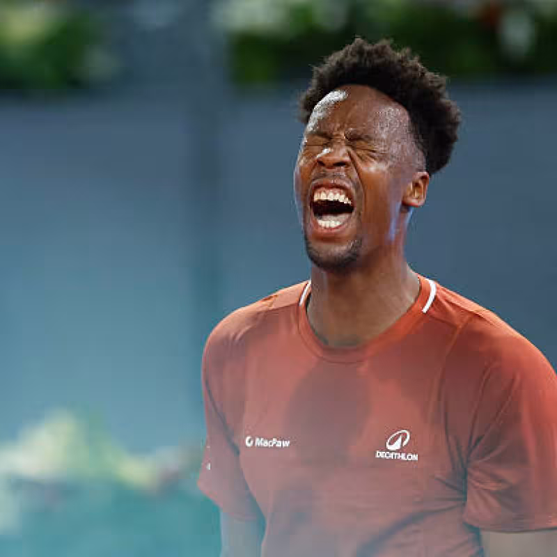 Mutua Madrid Open 2025: Monfils Reacts in Time Against Gojo, Bublik Gets Serious with Michelsen. Photo: Getty Images