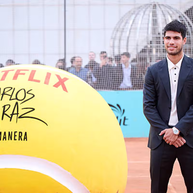 Review of Alcaraz's documentary: The difficult balance between the sacrifice of the tennis player and the happiness of a kid. Photo: Getty Images