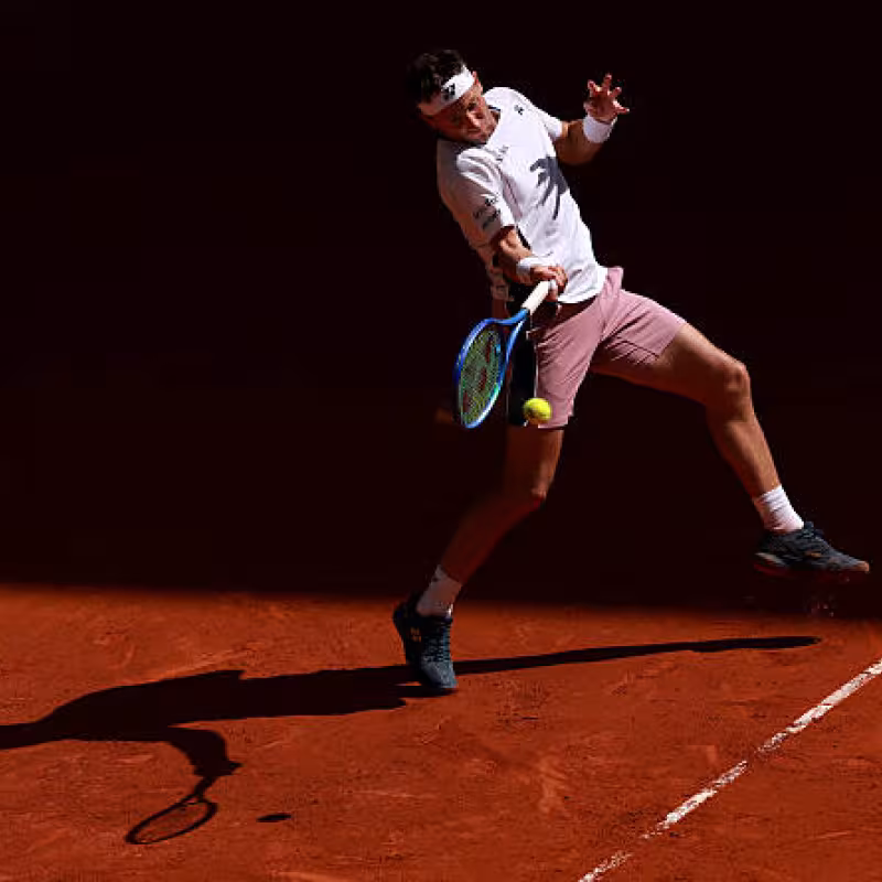 Ruud finds his tennis to defeat Rinderknech in his debut in Madrid. Photo: Getty Images