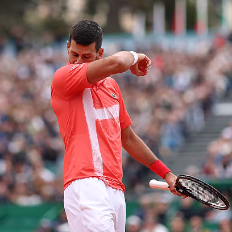 Tabilo repeats the feat and surprises an erratic Djokovic in Monte Carlo. Photo: Gettyimages