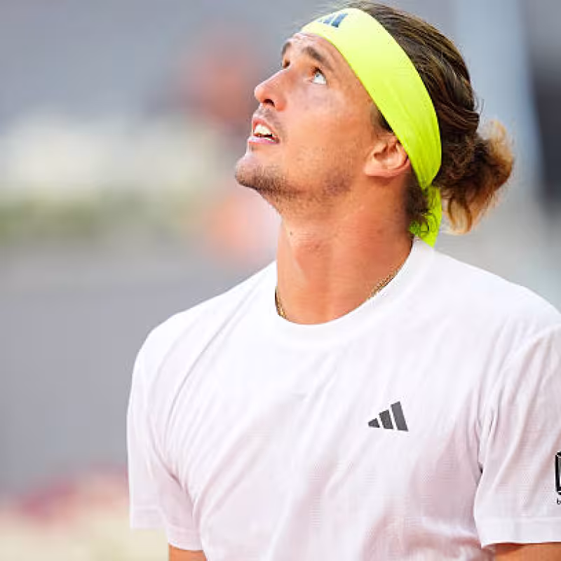 Zverev, after his defeat to Cerúndolo: "Honestly, I felt that I played well, but he did it better than me." Photo: Getty Images