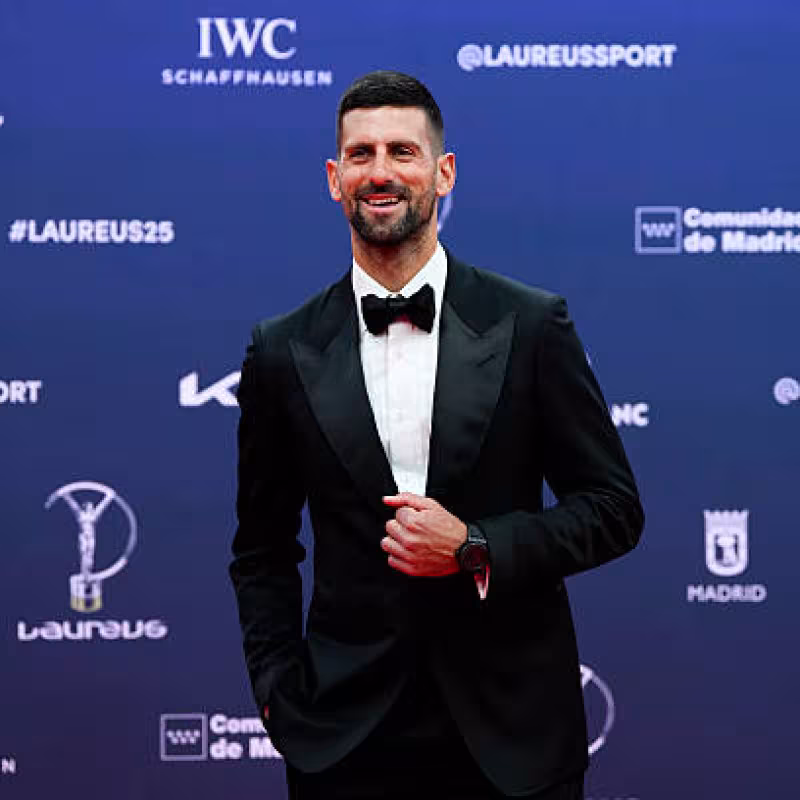Novak Djokovic, benefited by Alcaraz's withdrawal. Photo: gettyimages