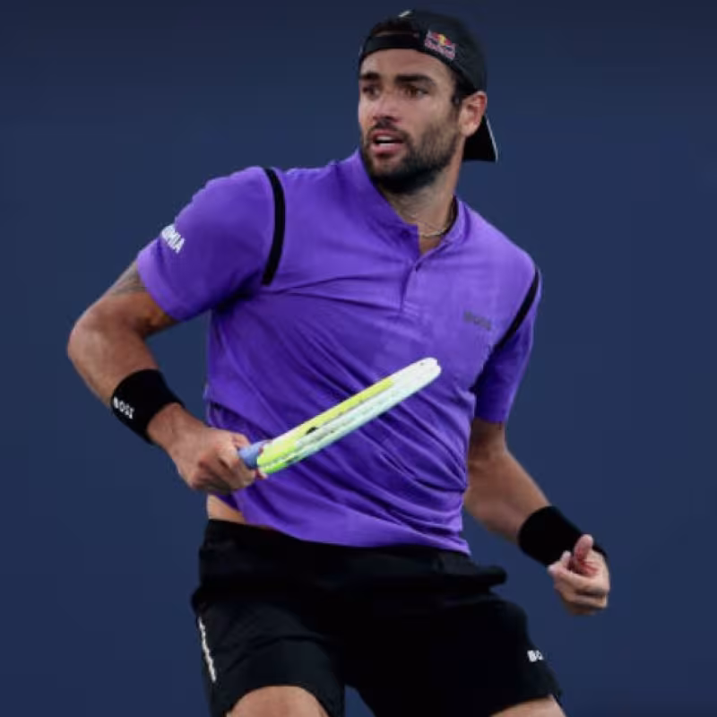 Matteo Berrettini at the Miami Open 2025. Photo: Getty