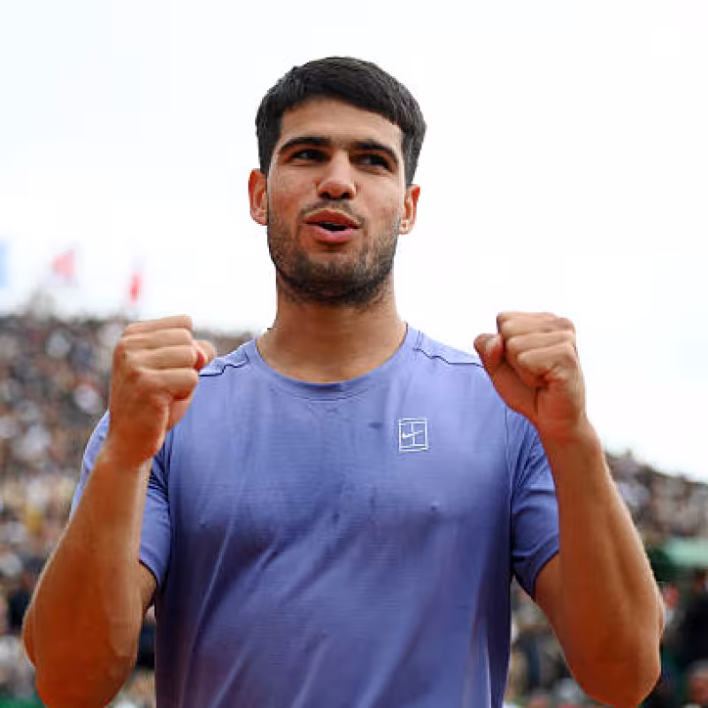 Carlos Alcaraz talks about Rafa Nadal's legacy on clay courts. Photo: Getty