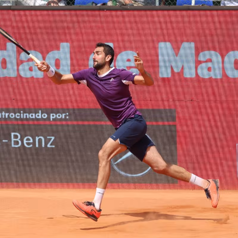 Marin Cilic in the ATP Challenger Madrid 2025. Photo: Getty
