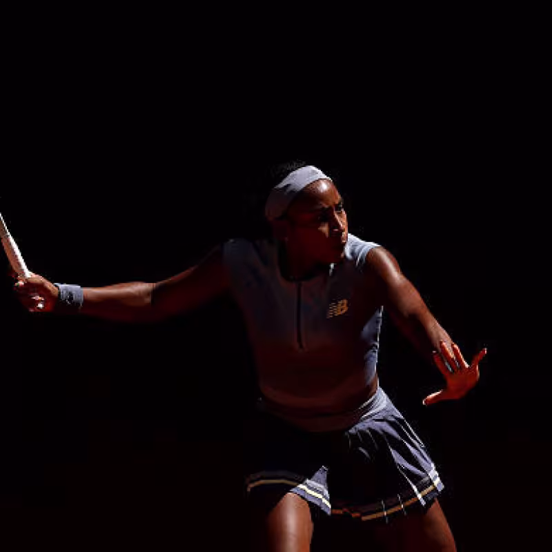 Coco Gauff, blackout. Photo: gettyimages