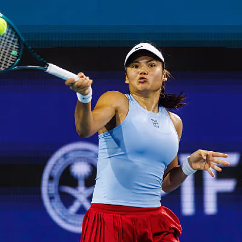 Emma Raducanu withdraws from the Billie Jean King Cup to focus on her training. Photo: Getty