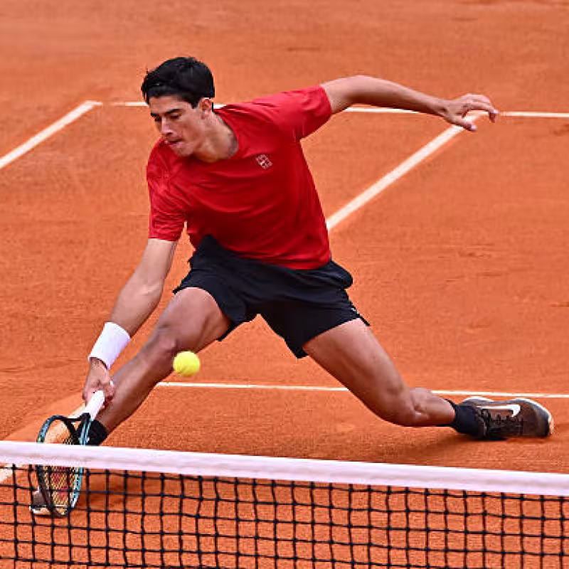 Federico Cina, at the Mutua Madrid Open 2025. Photo: gettyimages