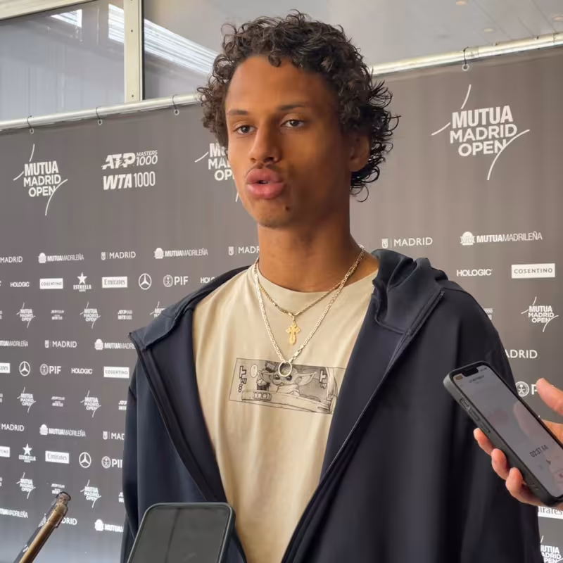 Gabriel Diallo, the story of the revelation of the Mutua Madrid Open 2025. Photo: gettyimages