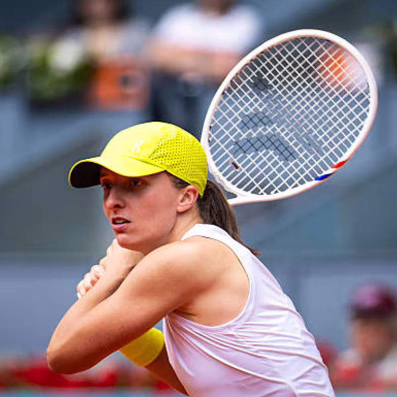 Iga Swiatek survives Shnaider. Photo: gettyimages
