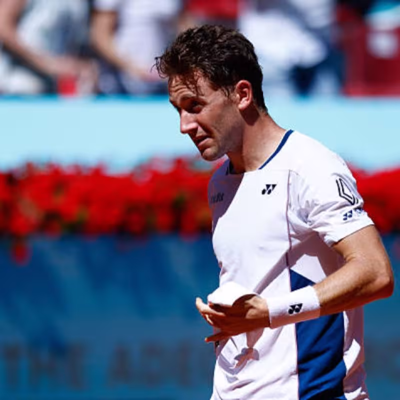 Casper Ruud at the Mutua Madrid Open 2025. Photo: Getty