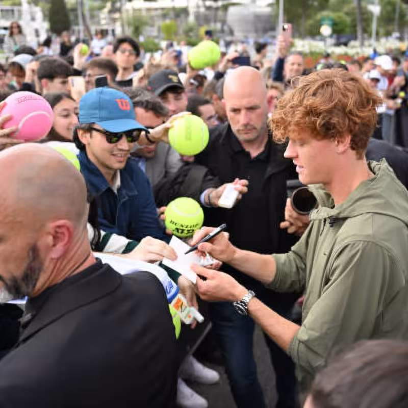 "Sinner Returns in Rome. Photo: gettyimages"