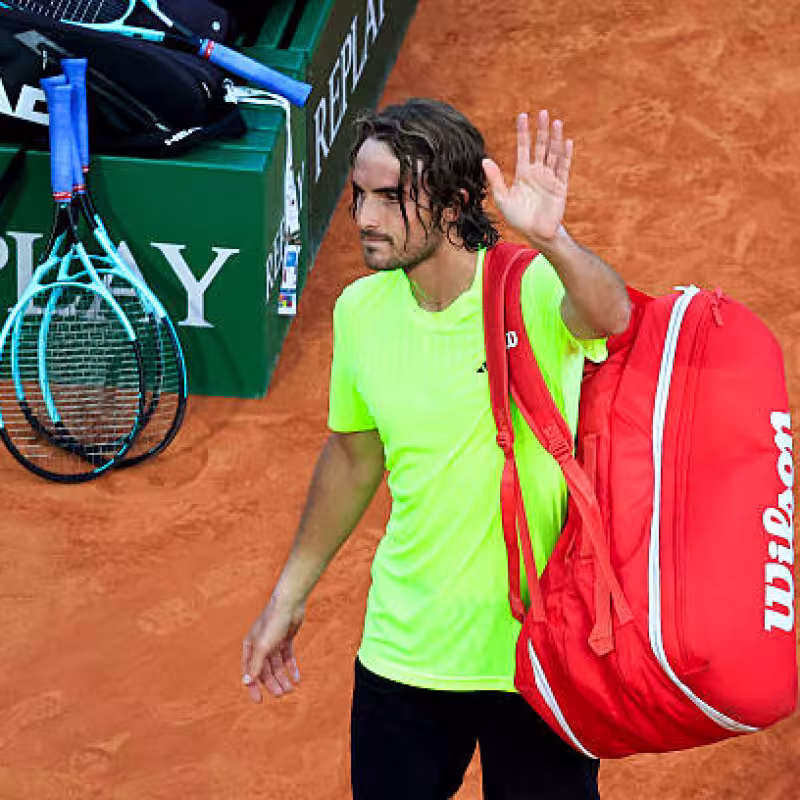Stefanos Tsitsipas, sensations after falling in Monte Carlo. Photo: gettyimages
