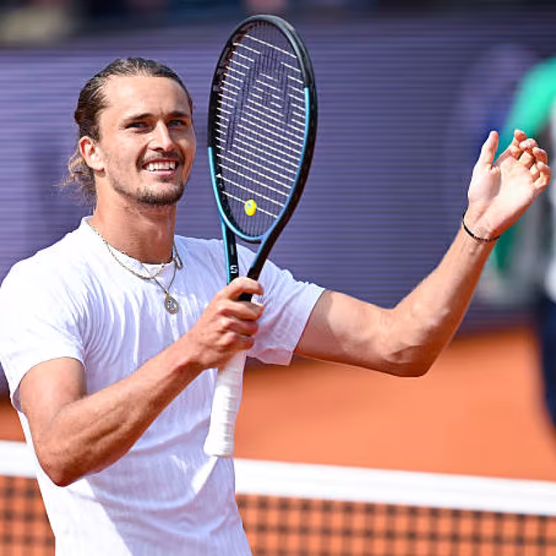 Alexander Zverev, curious ceremony in Munich. Photo: gettyimages