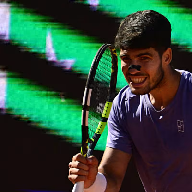 Alcaraz, after defeating Musetti: "I have had to play a more intelligent tennis." Photo: Getty Images