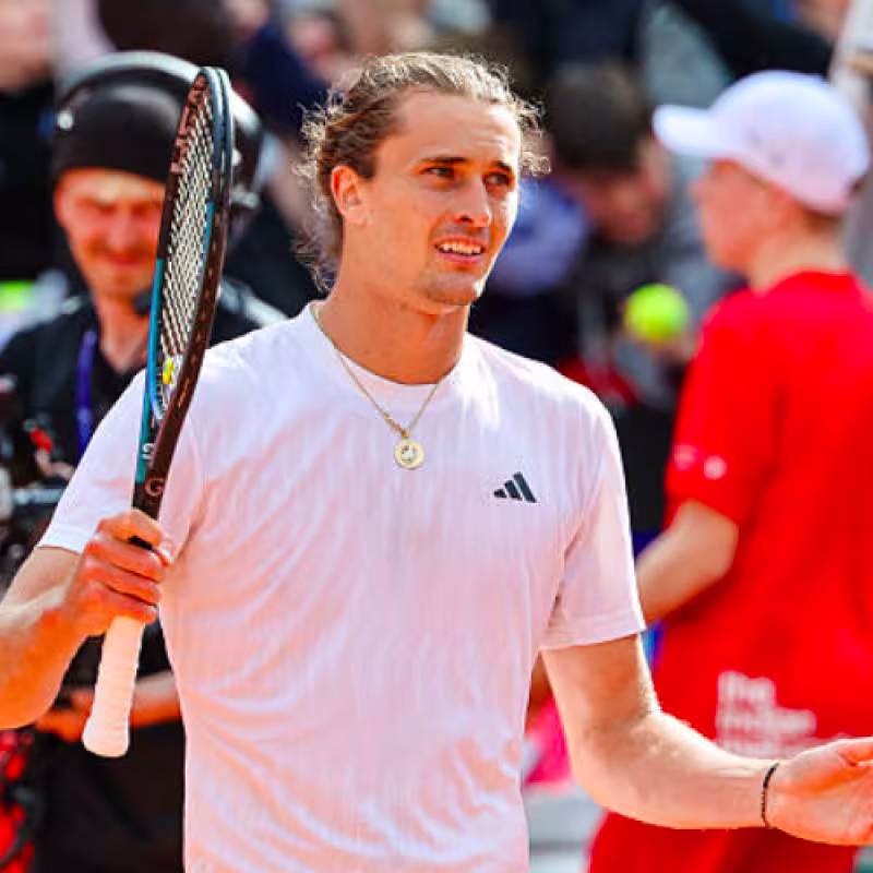 Alexander Zverev starts without problems in Hamburg. Source: Getty