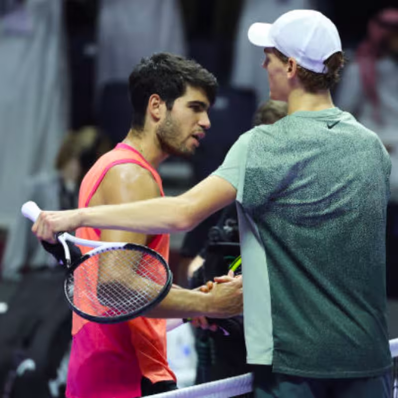 Andre Agassi analyzes the differences between Sinner and Alcaraz. Source: Getty