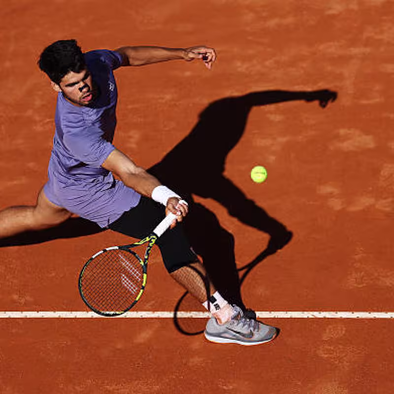 The brutal fact with which Alcaraz equals Edberg and is only surpassed by Nadal. Photo: Gettyimages.