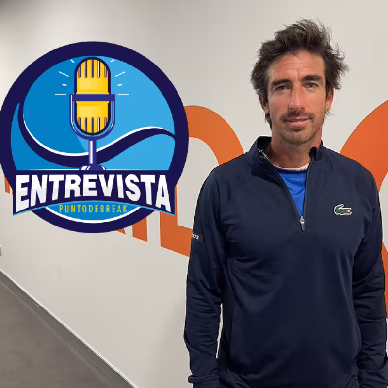 Pablo Cuevas in his interview with Fernando Murciego. Source: Break Point