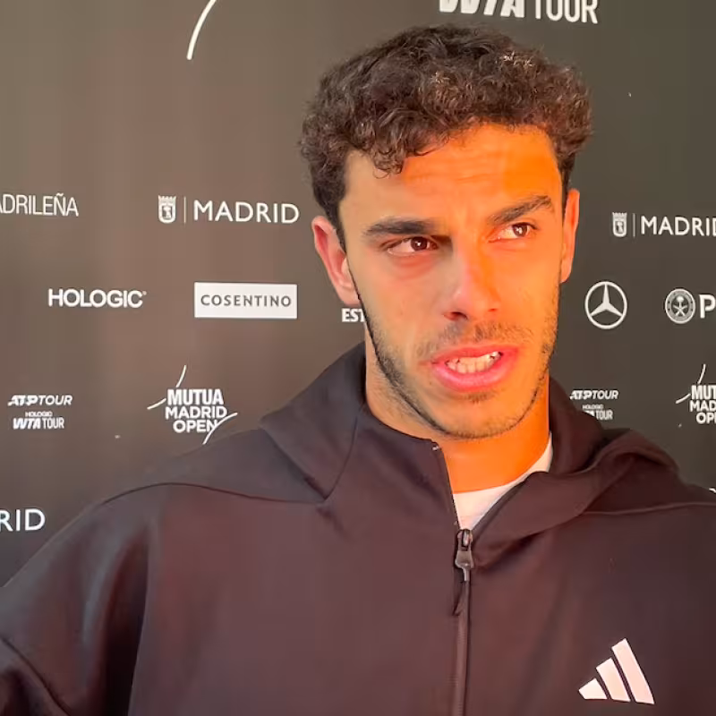 From Cerúndolo in his last mixed zone in Madrid. Source: Break Point.