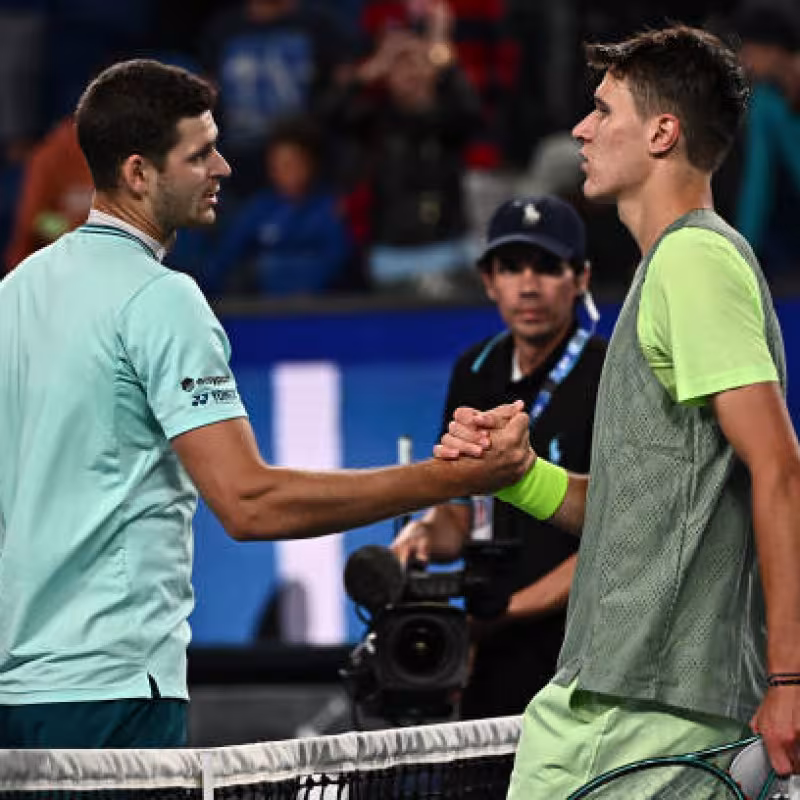 There will be a bomber duel in Rome: Mensik and Hurkacz meet in the round of 16. Photo: Getty Images