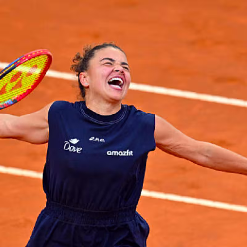 Jasmine Paolini, second Italian woman to conquer WTA Roma. Source: Getty