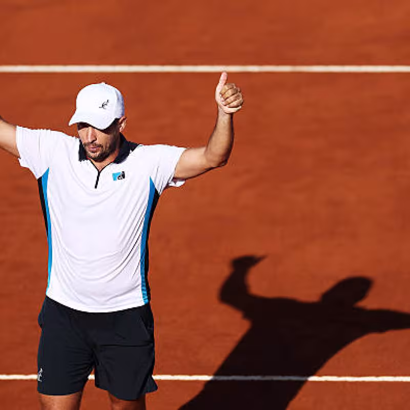 Lajovic, before playing against Alcaraz: "I will give my best and see where I stand." Photo: Getty Images