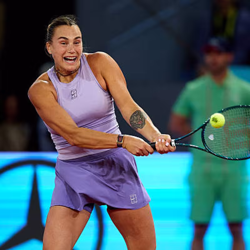 Sabalenka: "It is difficult to beat Svitolina, it was a very tough battle". Photo: Getty Images.