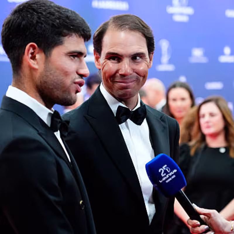 Alcaraz will be at the tribute to Nadal at Roland Garros. Photo: Getty