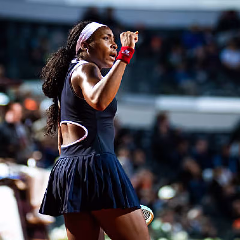 Cori Gauff beats Zheng in Rome. Photo: gettyimages