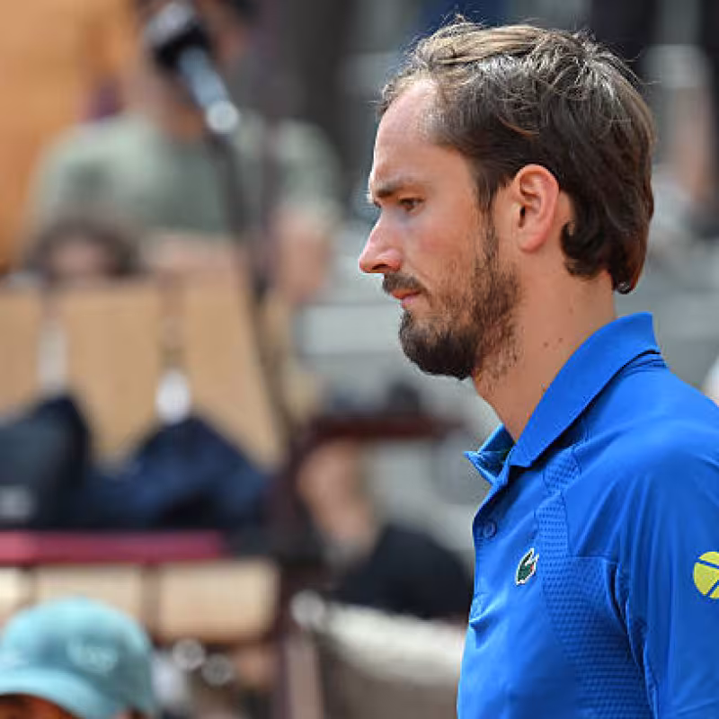 Daniil Medvedev, clay court. Photo: gettyimages.