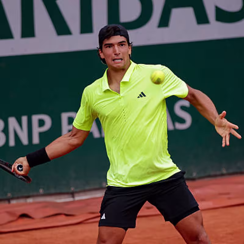 Henrique Rocha, comeback against Mensik. Photo: gettyimages