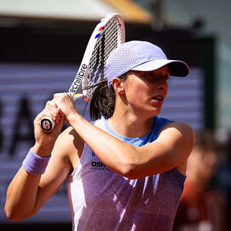 Iga Swiatek at Roland Garros 2025. Photo: gettyimages