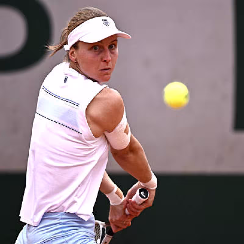 Samsonova takes down a fighting Romero. Photo: Getty